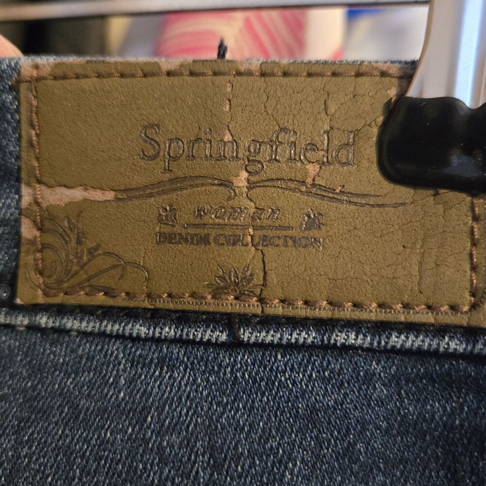 Springfield Denim Med Blue Straight Leg Jeans, Size 12-14 (Eur 44) NWT - Picture 7 of 8